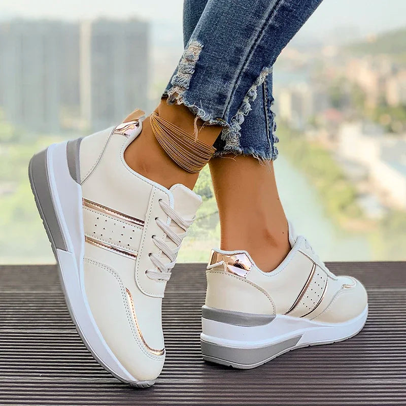 Vicki | Women's Lace-Up Orthopedic Sneakers - Image 2