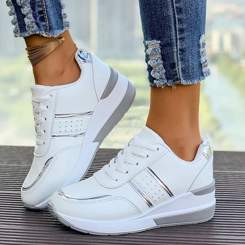 Vicki | Women's Lace-Up Orthopedic Sneakers - Image 3