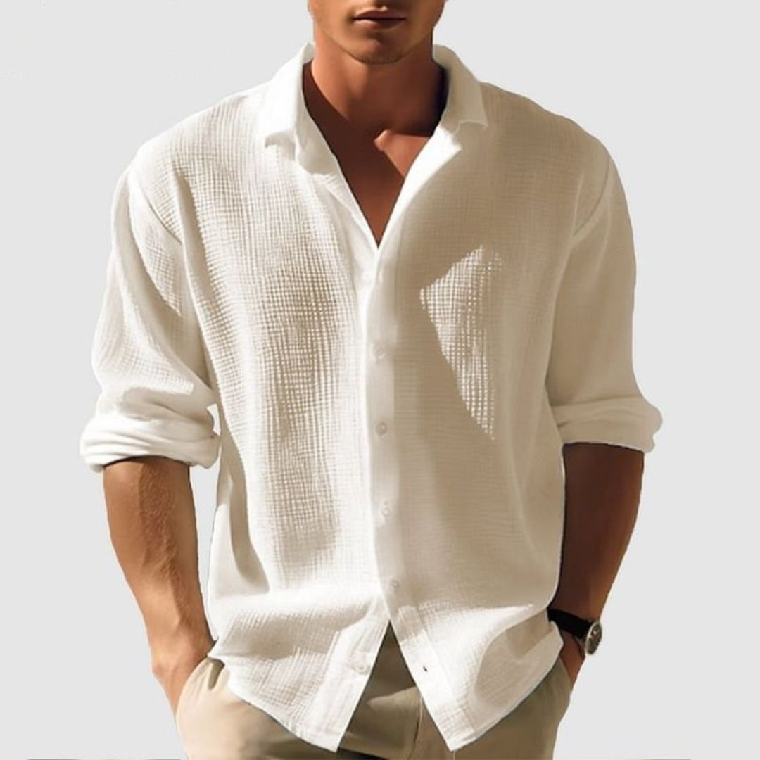 Image of Victor | Men's Button-Down Casual Shirt