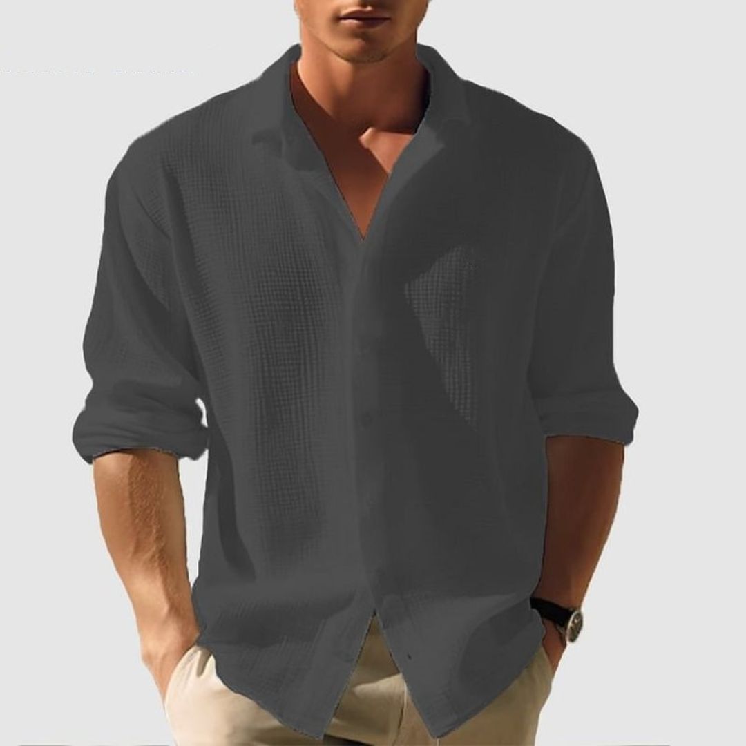 Image of Victor | Men's Button-Down Casual Shirt