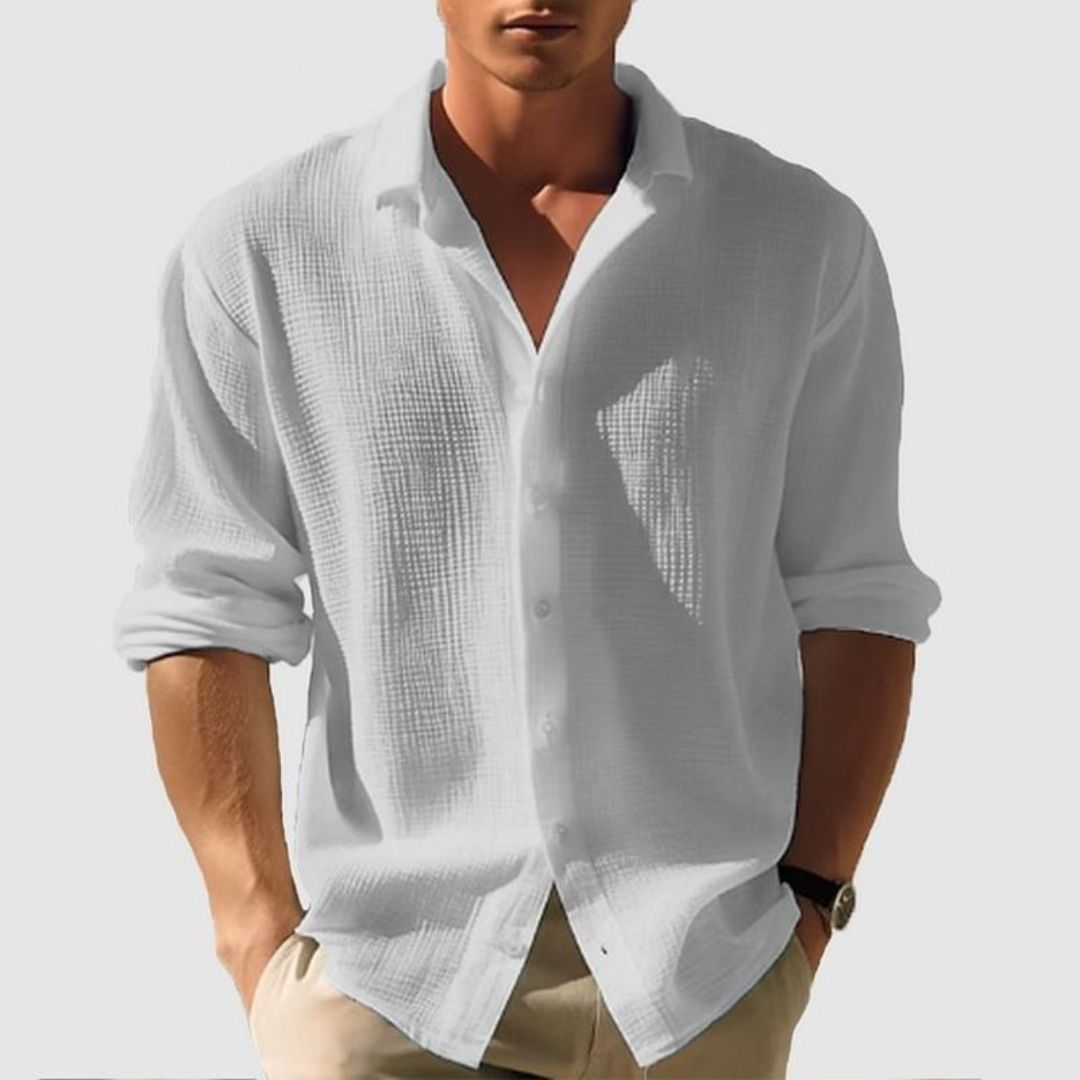 Image of Victor | Men's Button-Down Casual Shirt