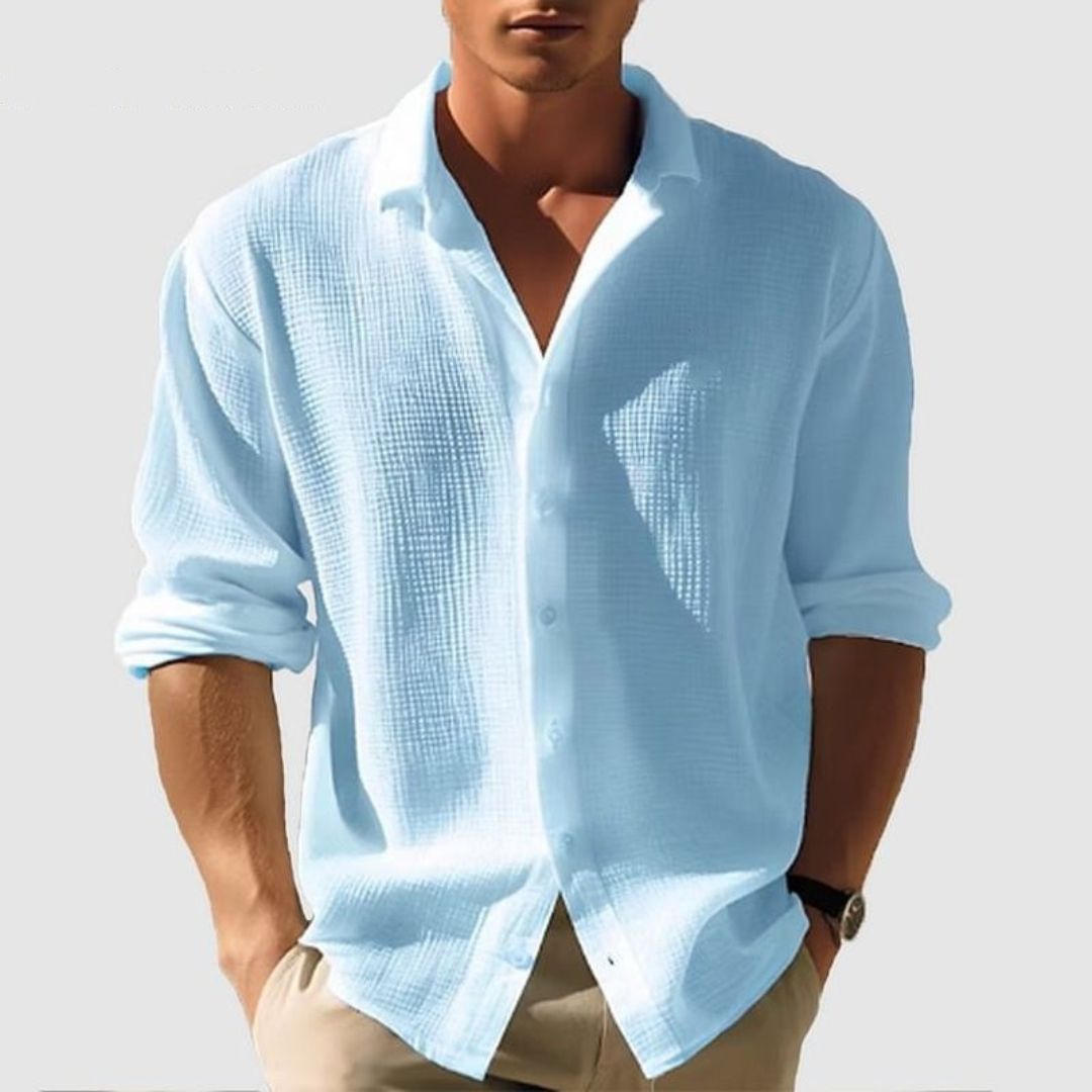 Image of Victor | Men's Button-Down Casual Shirt