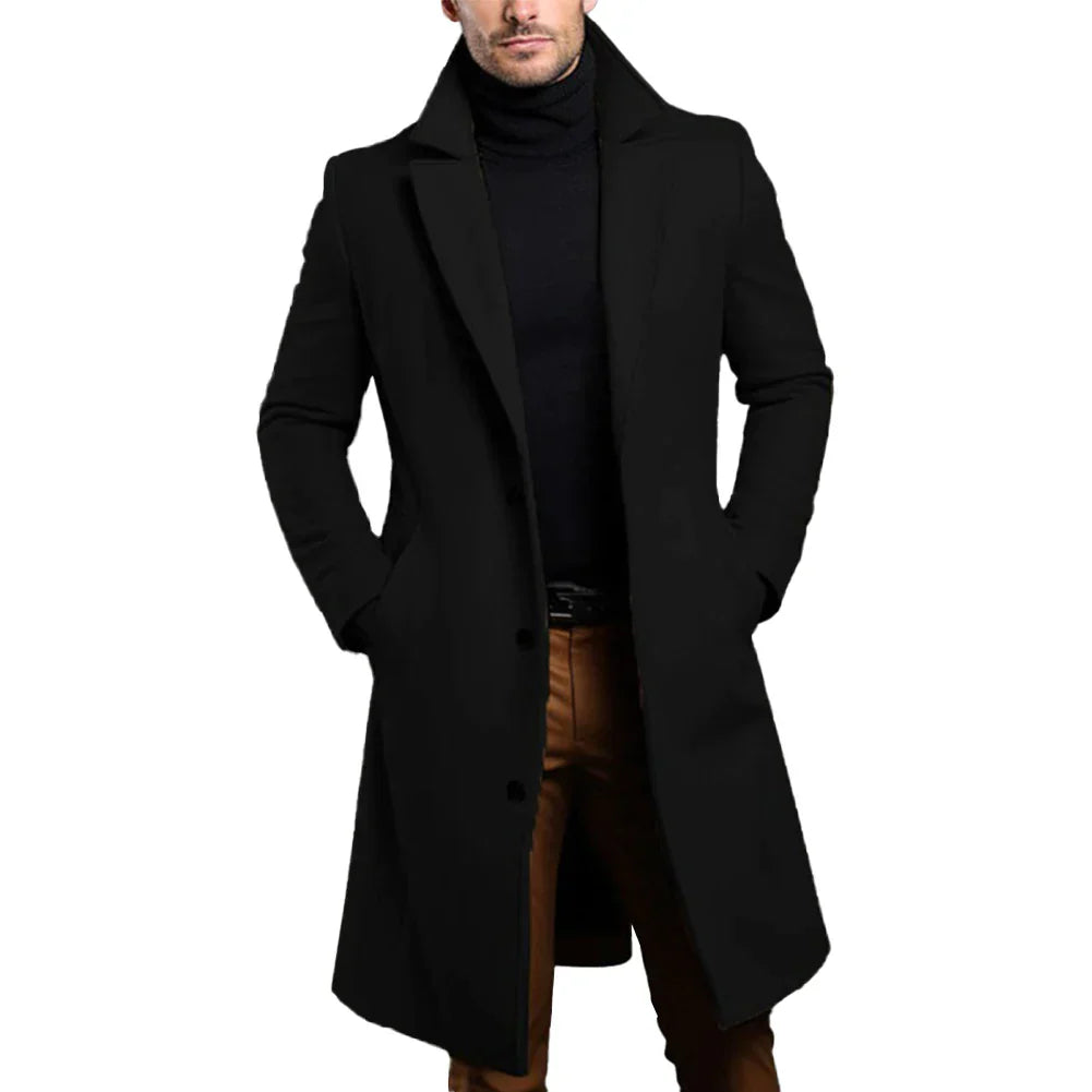 Image of Vince | Men's Long Single Breasted Coat