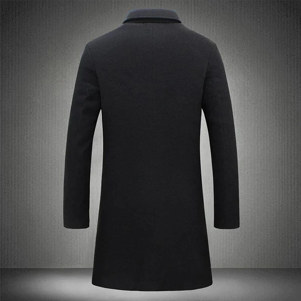 Image of Vince | Men's Long Single Breasted Coat