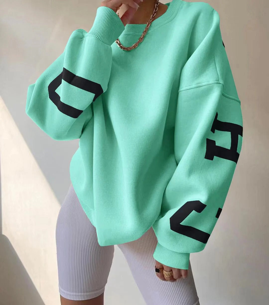 Image of Virginia | Women's Oversized Crew Neck Sweatshirt