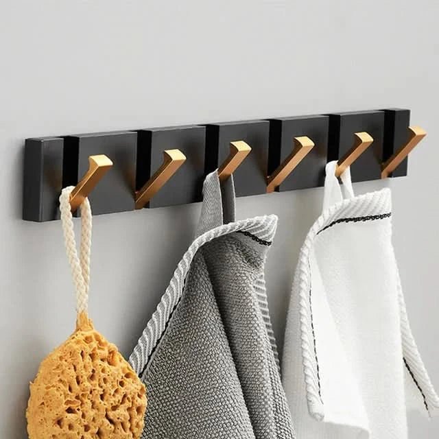 Wall Hook Made of Stainless Steel for the Hallway – Foldable Coat Hook, Minimalist Design, Space-Saving