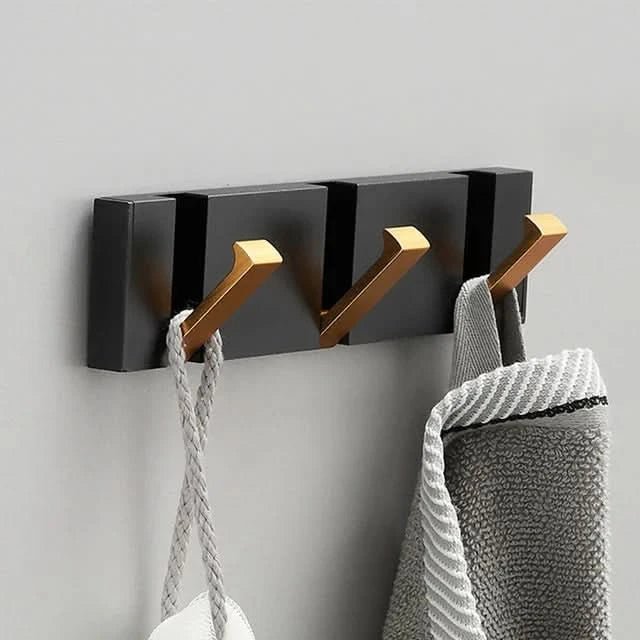Wall Hook Made of Stainless Steel for the Hallway – Foldable Coat Hook, Minimalist Design, Space-Saving