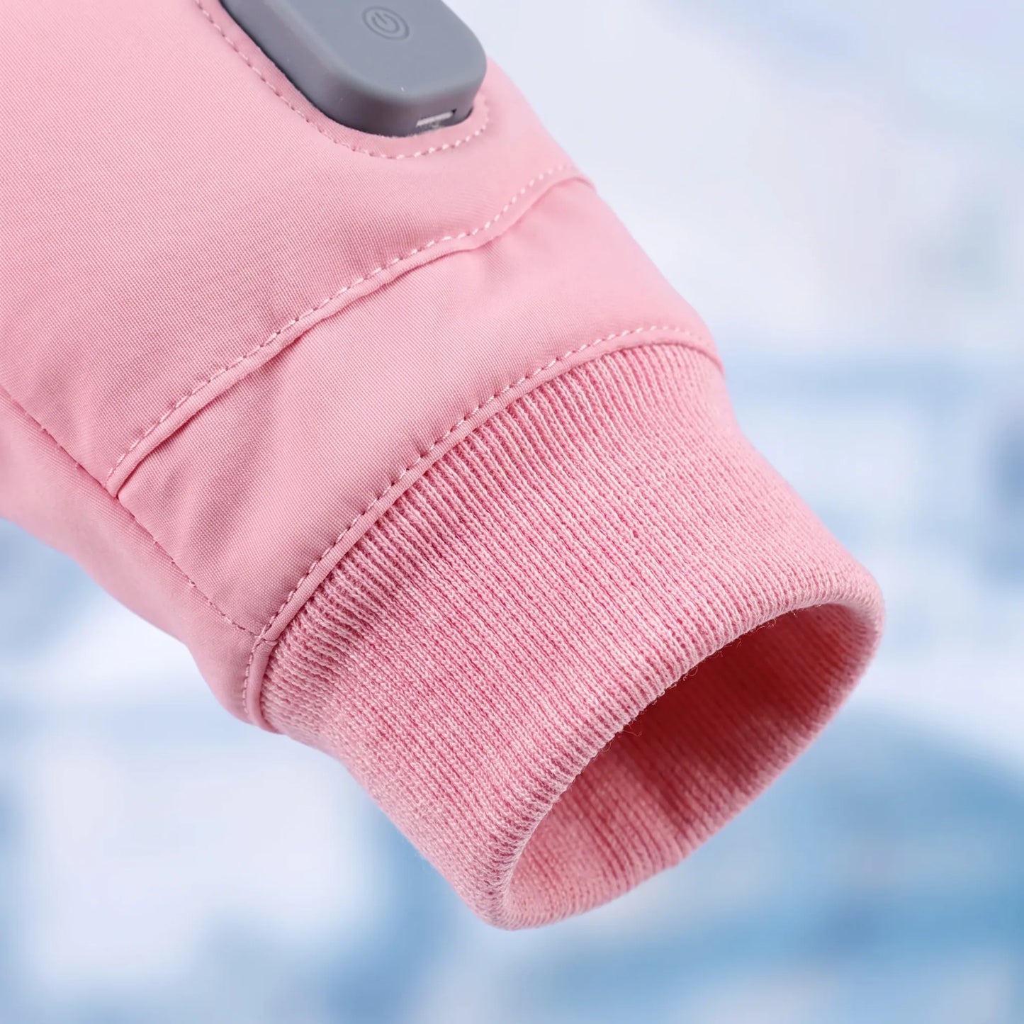 Warm Fingerless Electrically Heated Gloves