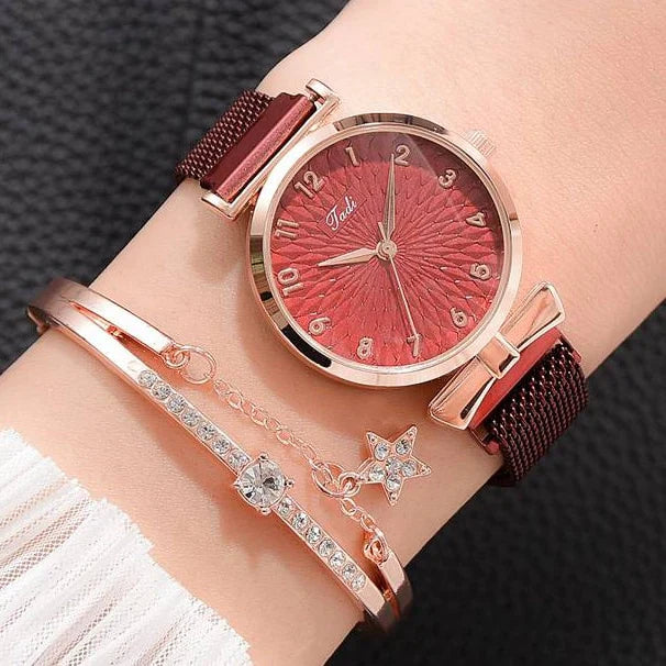 Watch with Magnetic Band