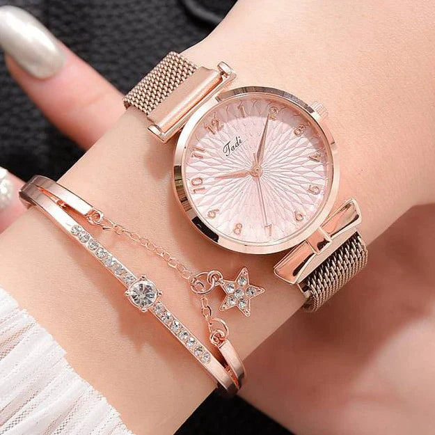Watch with Magnetic Band
