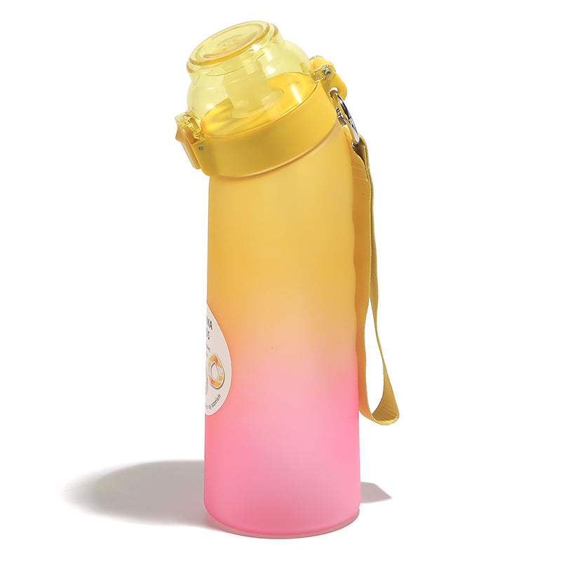 Water Bottle with Aroma Pod and Straw - 800 ml