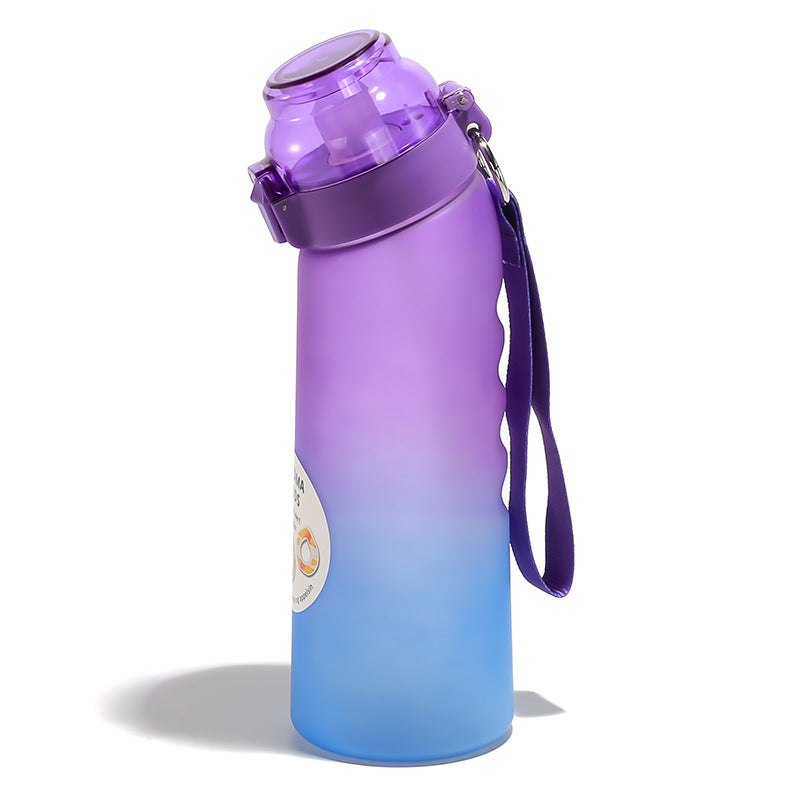 Water Bottle with Aroma Pod and Straw - 800 ml