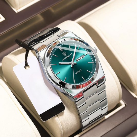 Waterproof Men's Watch in Stainless Steel - Luxury and Durability