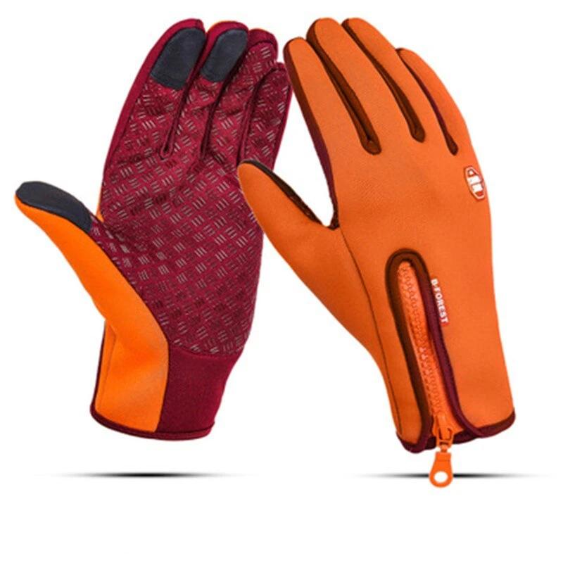 Waterproof Thermal Gloves for Winter Sports with Touch Compatibility