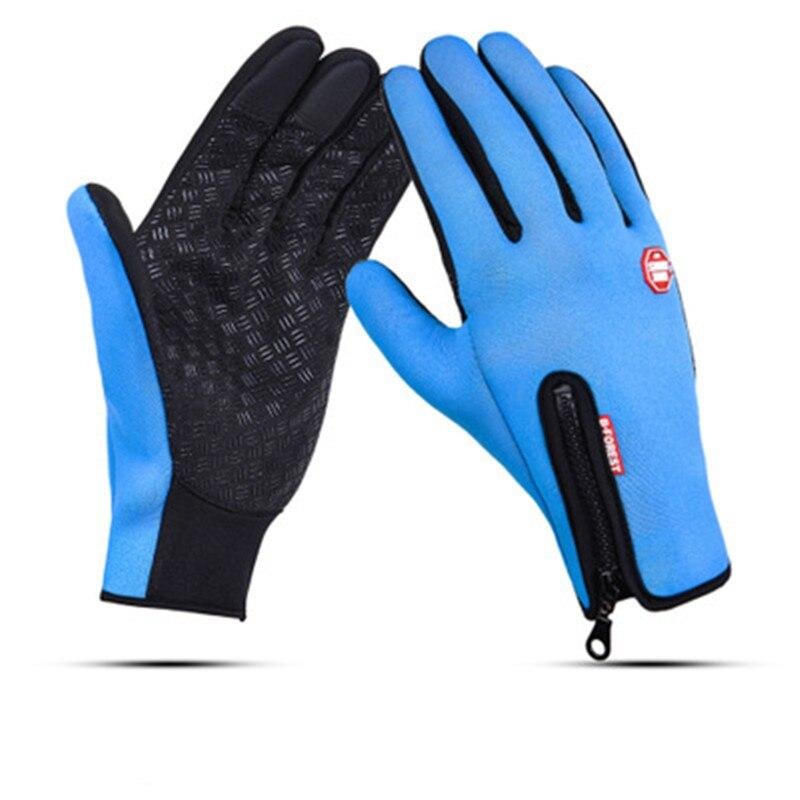 Waterproof Thermal Gloves for Winter Sports with Touch Compatibility