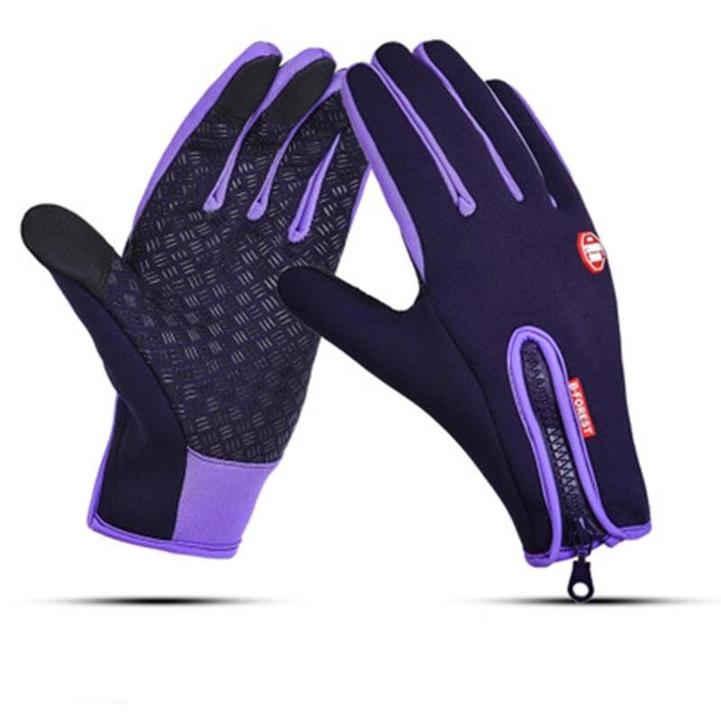 Waterproof Thermal Gloves for Winter Sports with Touch Compatibility