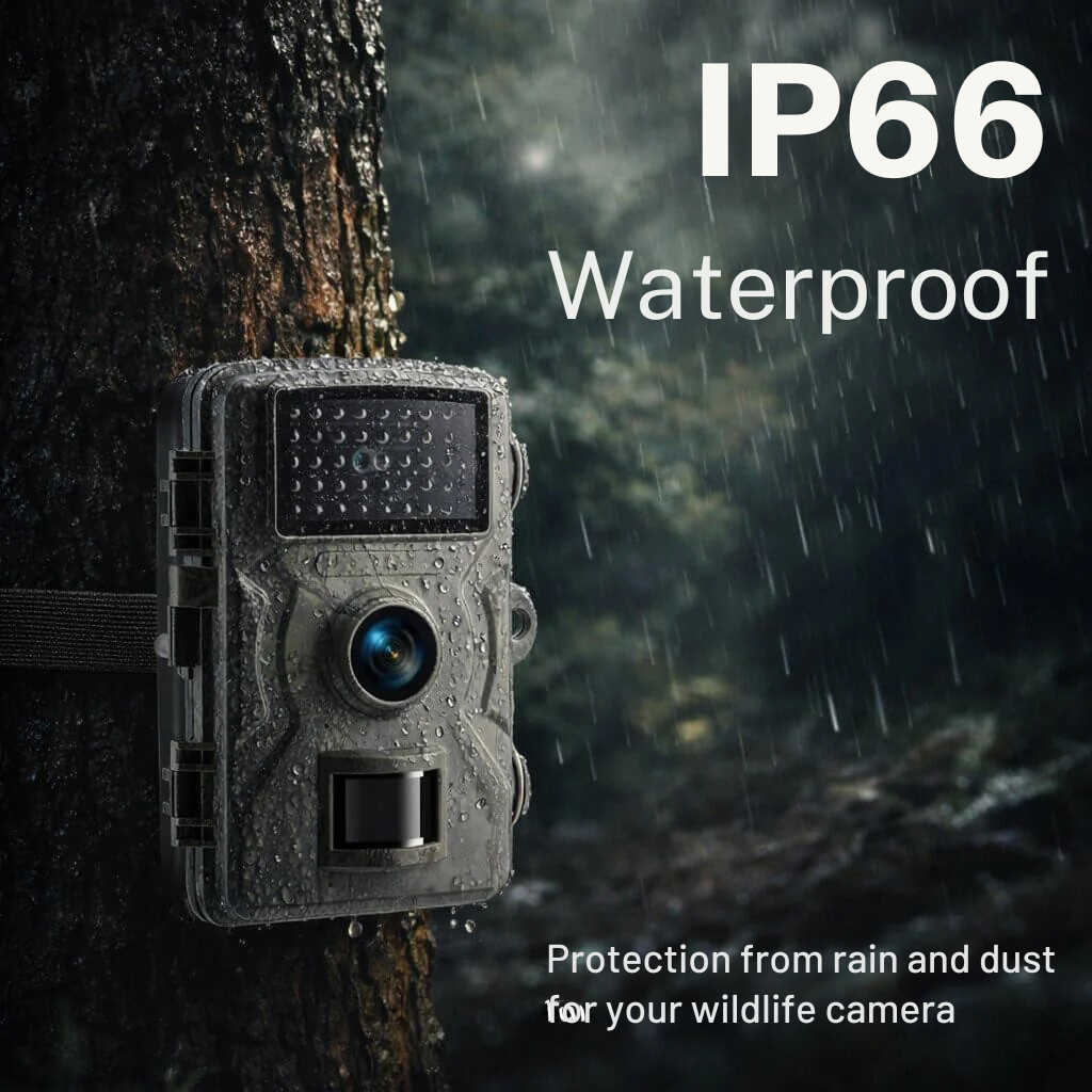 Wild Camera with Night Vision Function | Motion Detector | Weatherproof | Forest Guardian