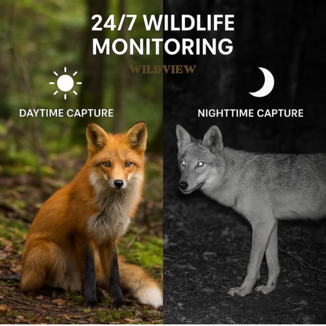 WildView | 16MP Night Vision Wildlife Camera with Motion Sensor