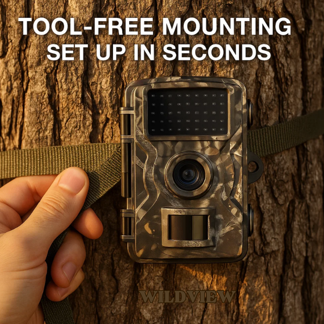 WildView | 16MP Night Vision Wildlife Camera with Motion Sensor