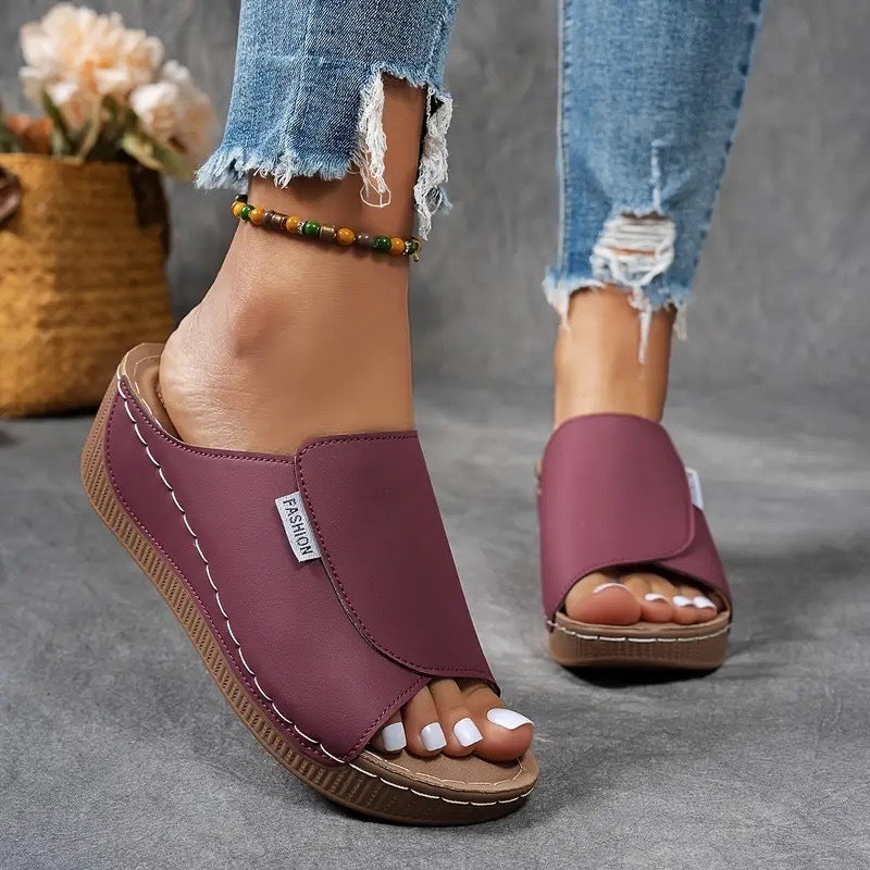 Image of Willow | Women's Slip-On Platform Sandals