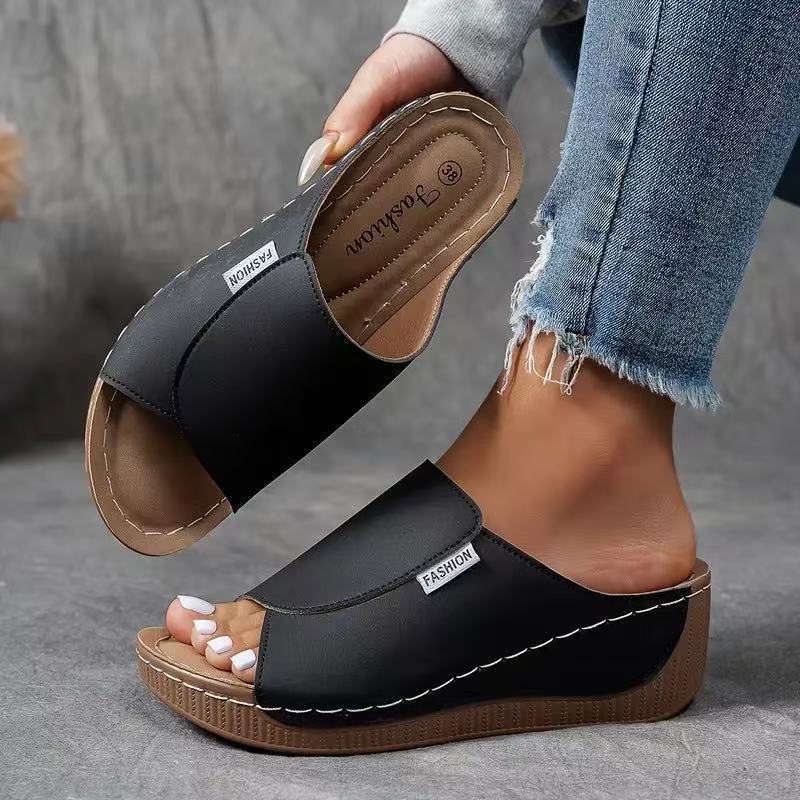Image of Willow | Women's Slip-On Platform Sandals