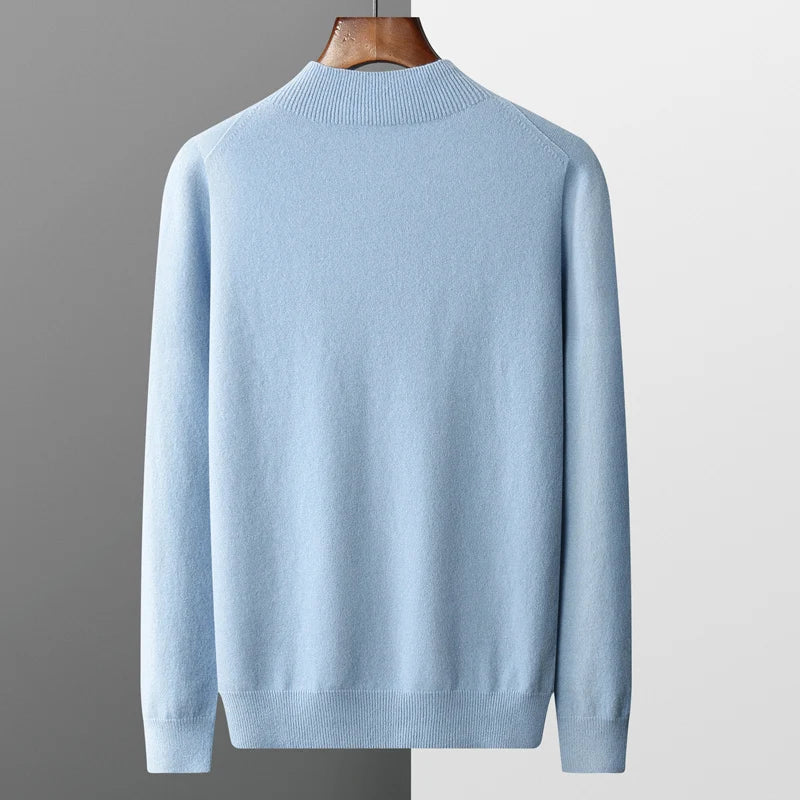 Image of Wilson | Men's Mock Neck Knit Sweater