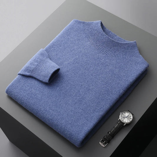 Image of Wilson | Men's Mock Neck Knit Sweater