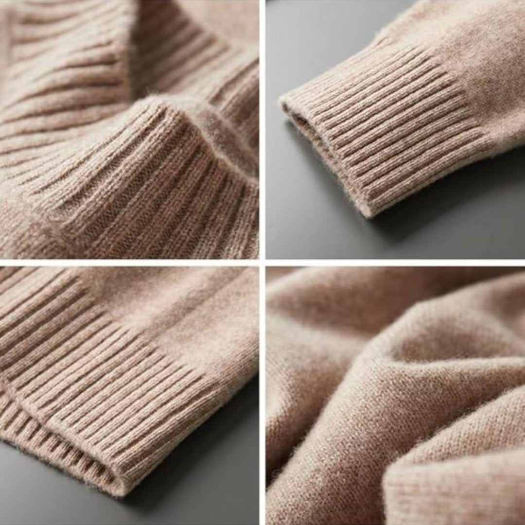 Image of Wilson | Men's Mock Neck Knit Sweater