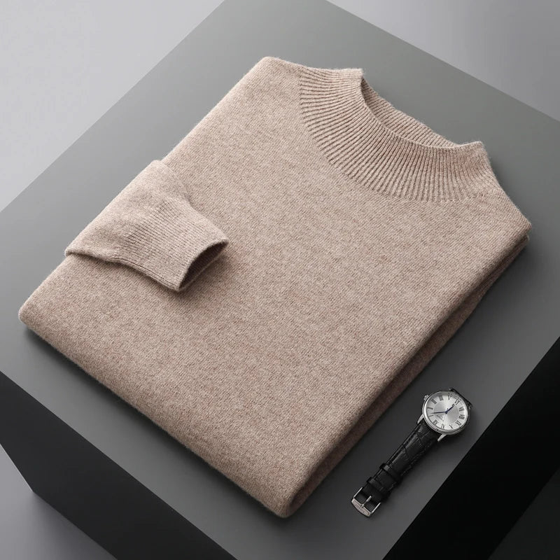 Image of Wilson | Men's Mock Neck Knit Sweater