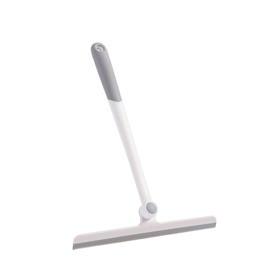 Window and Shower Squeegee with Silicone Blade, Pivoting Joint, and Ergonomic Non-Slip Handle