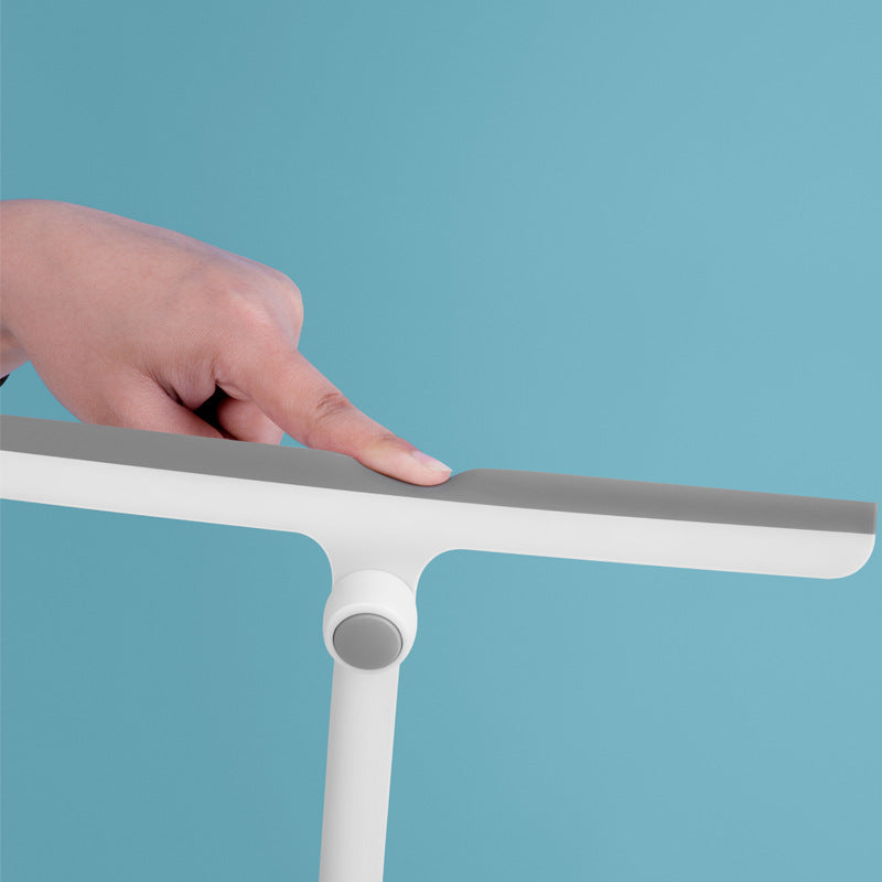 Window and Shower Squeegee with Silicone Blade, Pivoting Joint, and Ergonomic Non-Slip Handle