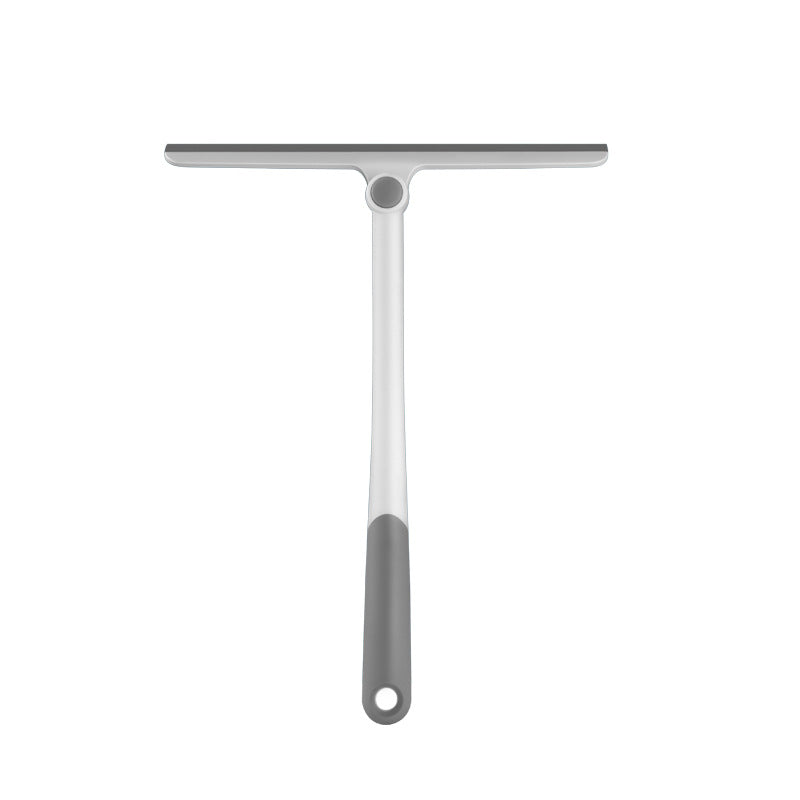 Window and Shower Squeegee with Silicone Blade, Pivoting Joint, and Ergonomic Non-Slip Handle