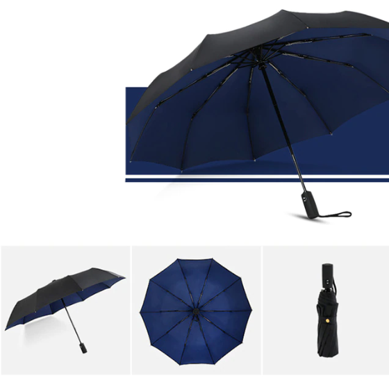 Windproof Storm Umbrella - Foldable & Sturdy