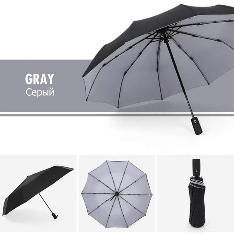Windproof Storm Umbrella - Foldable & Sturdy