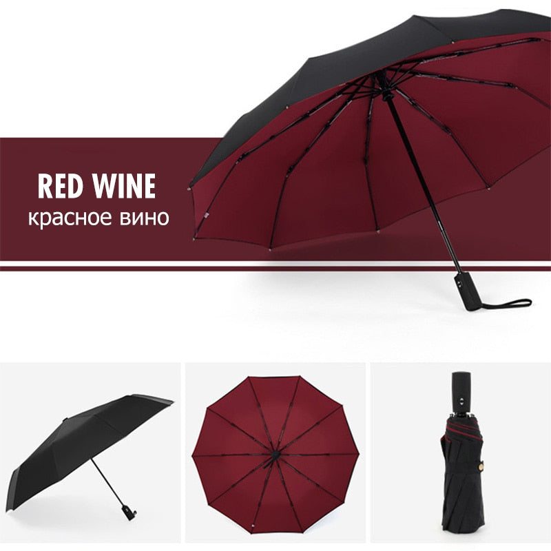 Windproof Storm Umbrella - Foldable & Sturdy