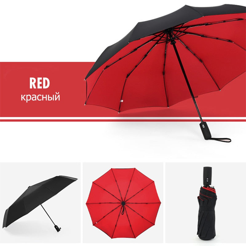 Windproof Storm Umbrella - Foldable & Sturdy