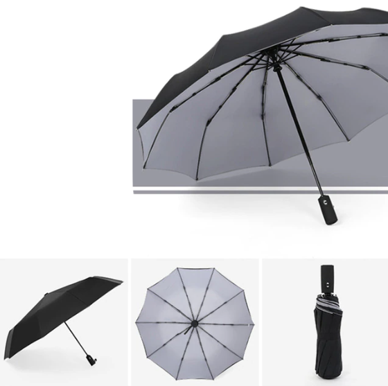 Windproof Storm Umbrella - Foldable & Sturdy