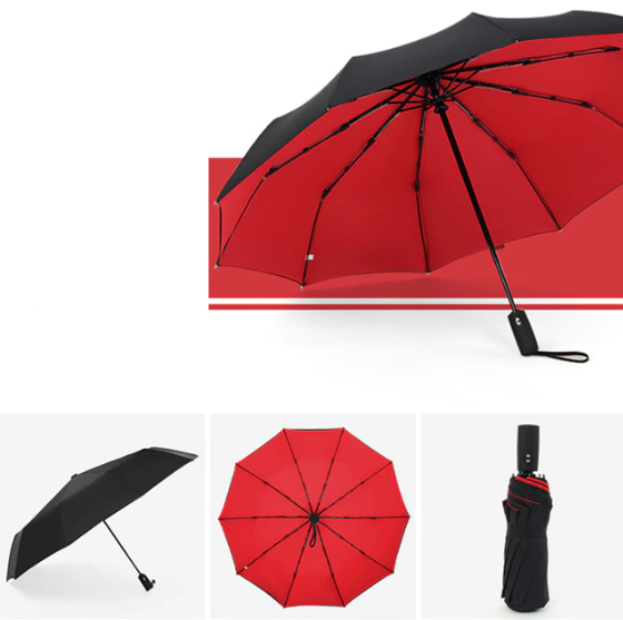 Windproof Storm Umbrella - Foldable & Sturdy