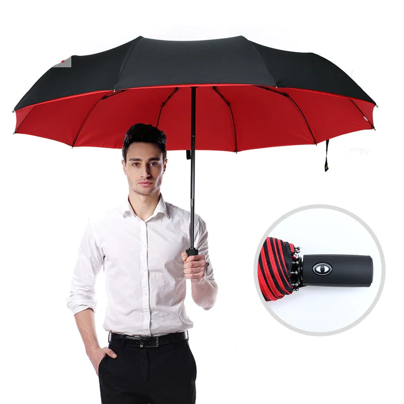 Windproof Storm Umbrella - Foldable & Sturdy
