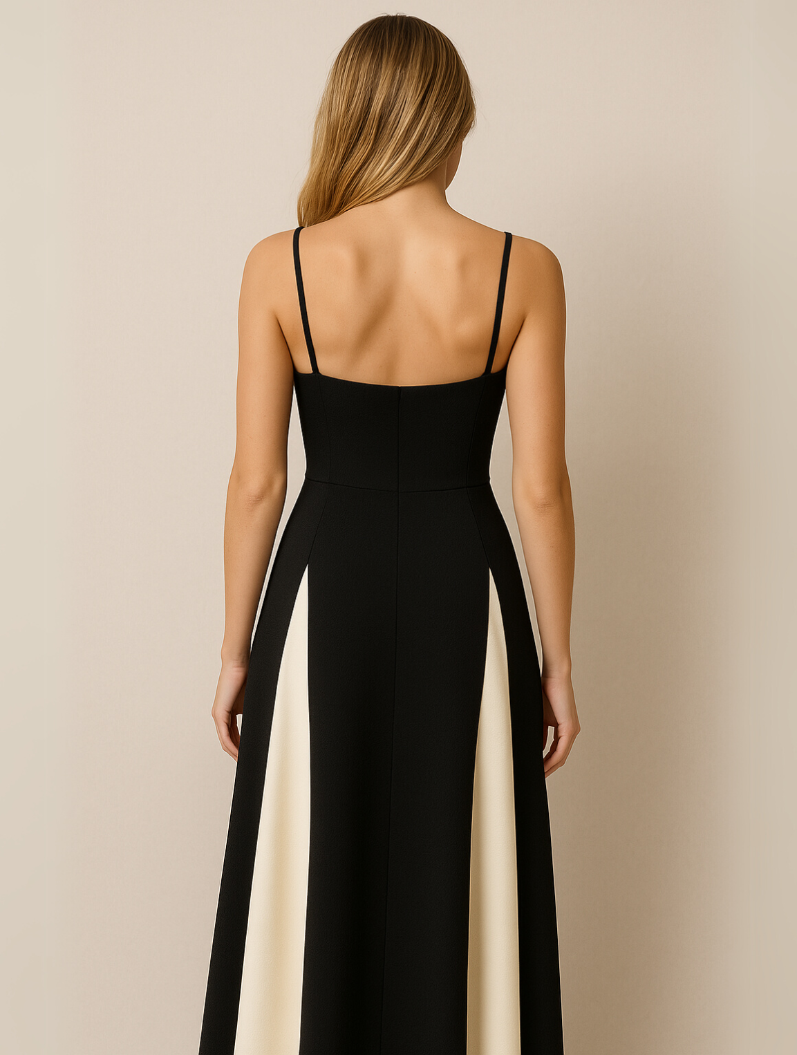 Image of Winnie | Women's A-Line Spaghetti Strap Maxi Dress