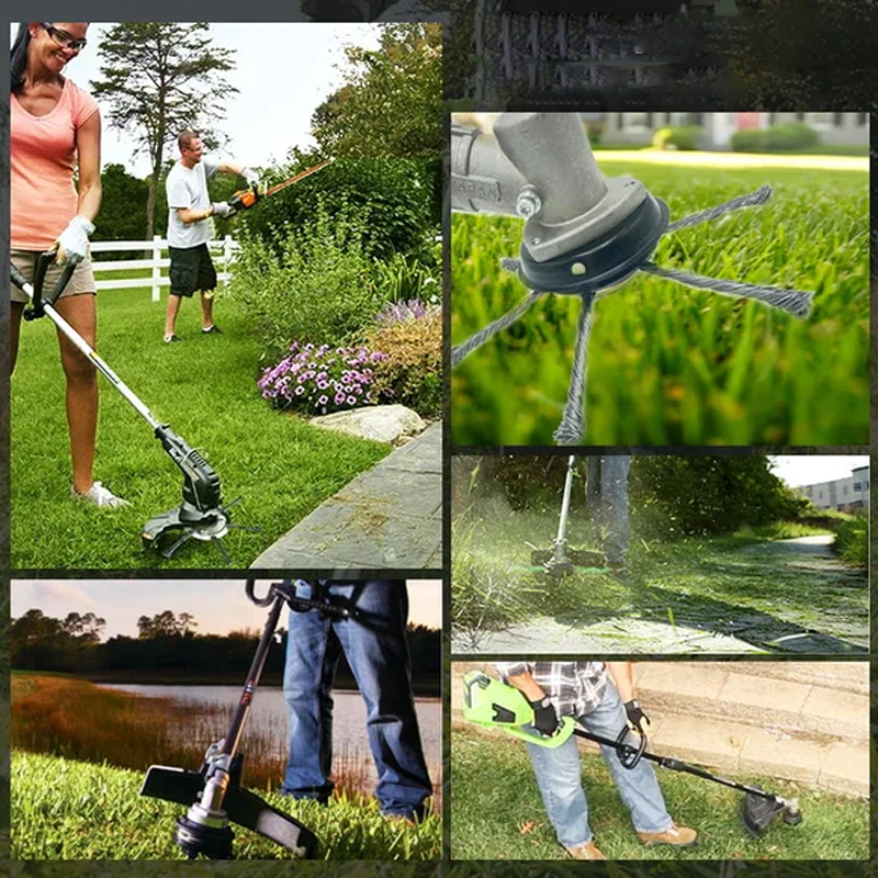 Wire Trimmer Head for Effective Weed Removal