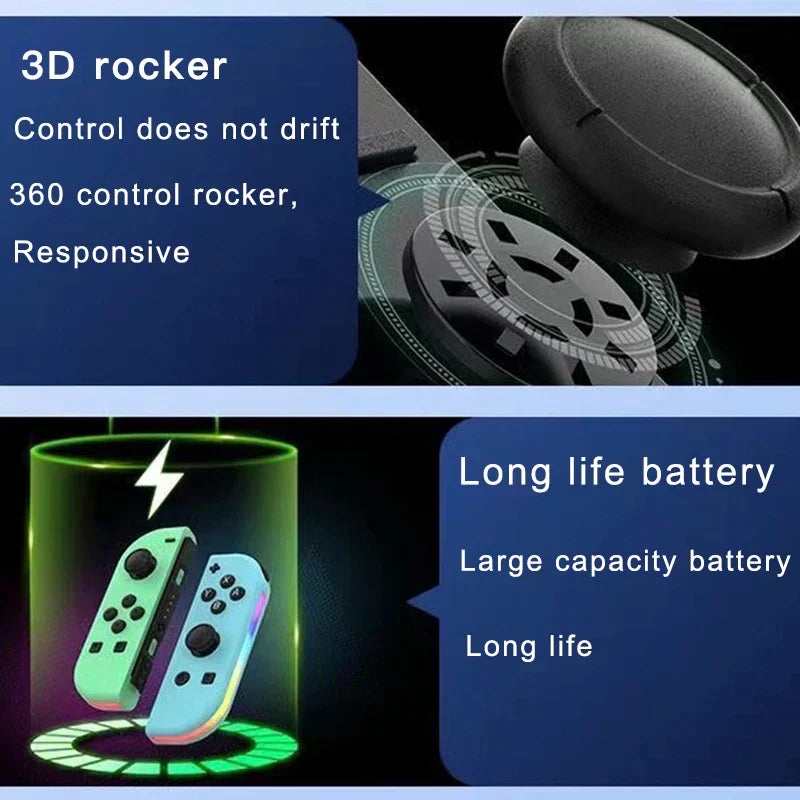 Wireless Controller with RGB - Ergonomic Gaming Joypad