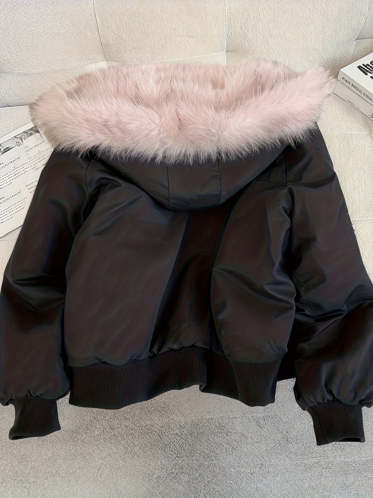 Women's Bomber Jacket with Faux Fur – Chic and Warm for All Seasons