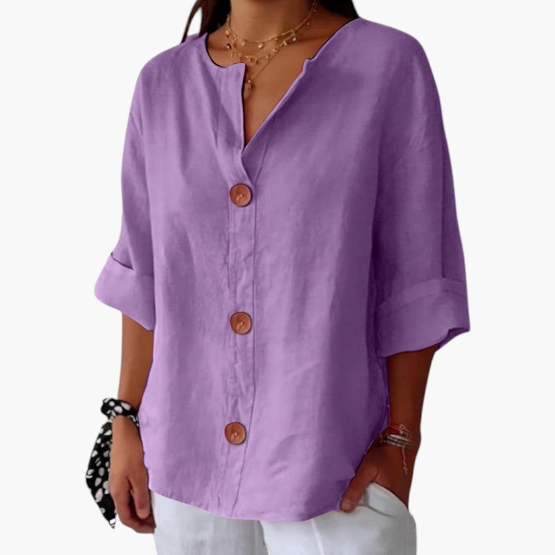 Women's Button-Down Blouse