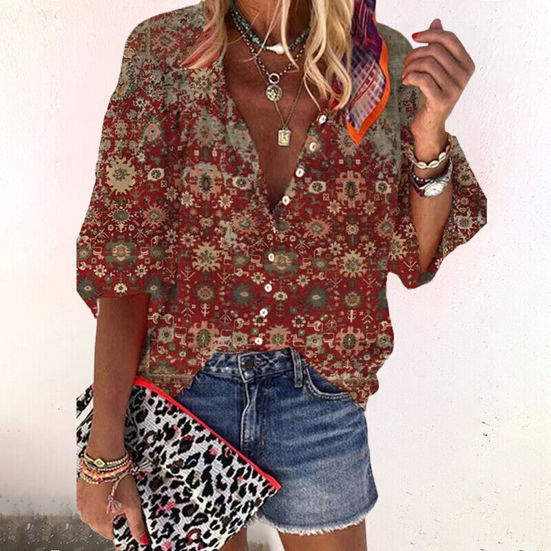 Women's Button-Down Blouse