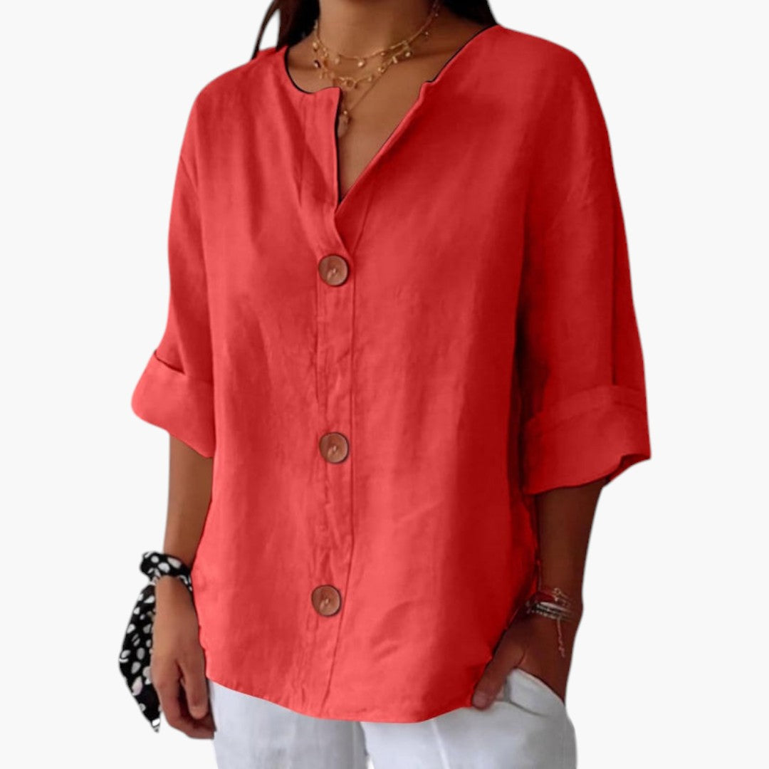 Women's Button-Down Blouse
