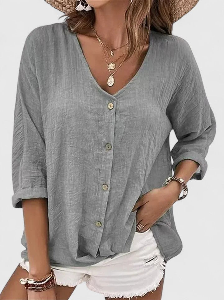 Women's Button-Front Tunic