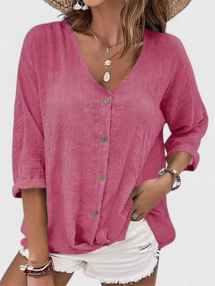 Women's Button-Front Tunic