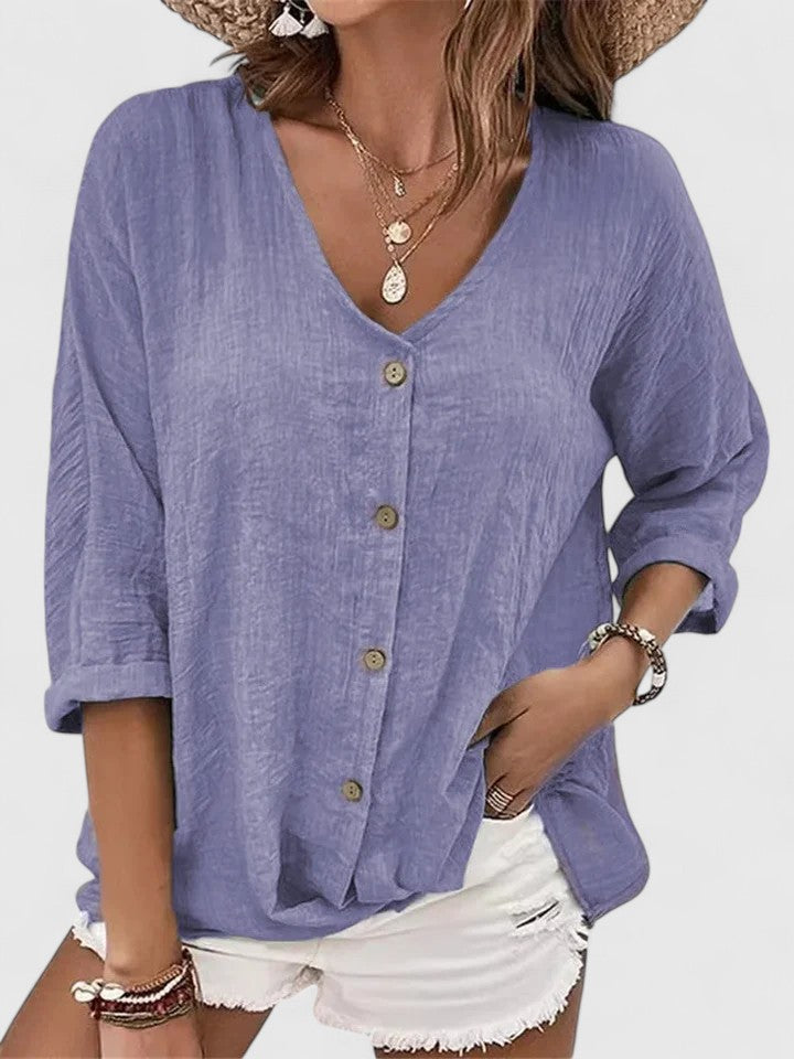 Women's Button-Front Tunic