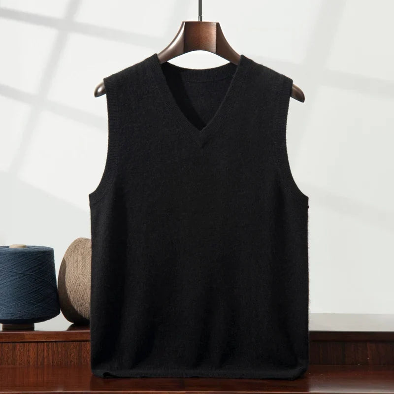 Women's Cashmere Sweater Vest - Soft Knit
